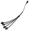 5/4/3/2 in 1 Splitter Cable for EL Wire Neon Strip Light Conected with Inverter