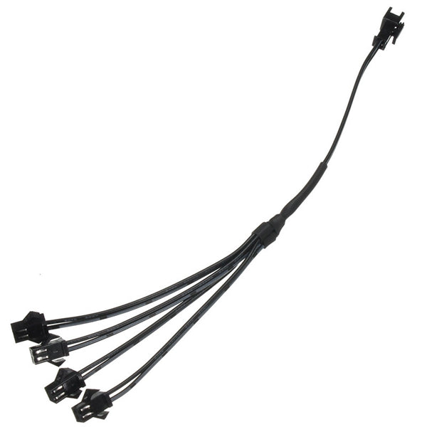 5/4/3/2 in 1 Splitter Cable for EL Wire Neon Strip Light Conected with Inverter