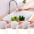 360 Rotatable Faucet Sprayer Attachment Kitchen Tap Head ABS Water Faucet Sprayer Splash Filter Nozzle Adapt for Kitchen Bathroom Faucet