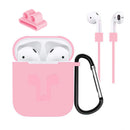 Bakeey 5 Accessories Silicone Case Anti Lost Strap Eartips Carabiner Buckle for Apple AirPods(2016) Earphone