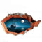 3D Ship Night Living Room Bedroom Animals Floor Home Background Wall Decor Creative Stickers