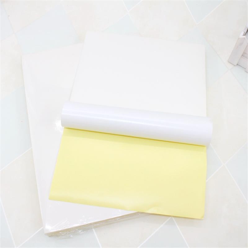 JS JS-A4P 100 Sheets/Lot A4 Adhesive Sticker Printing Paper A4 White Blank Sticker Paper Label Printer Paper