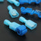Excellway TC01 50pcs Blue Quick Splice Wire Terminal And Female Spade Connector Set