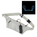 3Modes EL Cold Light Sport Waist Bag Outdoor Climb Hiking Ultra-thin Anti-theft