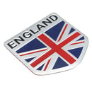 Aluminum England UK Flag Shield Emblem Badge Car Sticker Decal Decor Universal For Truck Auto