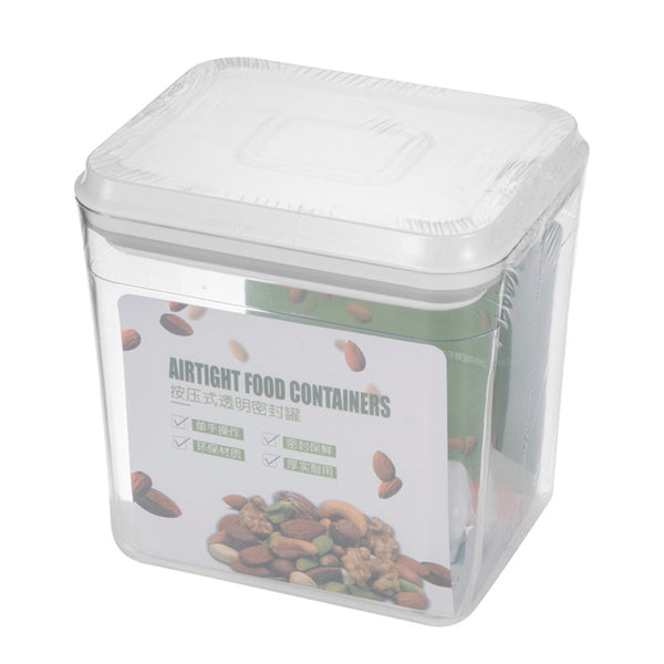 1000ml/1700ml/2300ml Clear Kitchen Storage Box Food Dispenser Grain Rice Candy Milk Powder Container