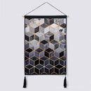 Simple Painting Meter Box Cover Cloth Bedroom Cotton Linen Decorations
