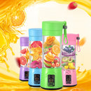 400ML Portable Electric Juicer Shaker Mixer Cup USB HandHeld 6 Blade Blender Mix Drinks Cocktail Coffee Juice