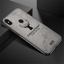 Bakeey Deer Pattern Shockproof Cloth Soft TPU Back Cover Protective Case for Xiaomi Mi 8 Mi8