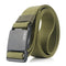AWMN 125cmx3.8cm Military Tactical Belt Outdoor Zinc Alloy Magnetic Buckle Casual Belts Canvas Waist Belts
