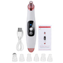 Blackhead Remover Pore Vacuum USB Rechargeable Electric Blackhead Suction Pore Cleaner with LED Display Electric Facial Renoval with 4 Replacement Probes & 3 Modes
