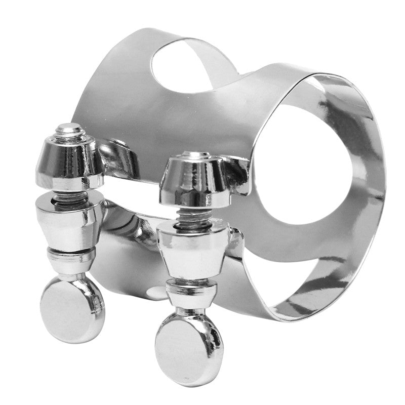 Nickel Plated Clarinet Double Screws Adjust Mouthpiece Ligature