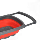 Fruit Vegetable Folding Draining Basket Kitchen Strainer Vegebales Washing Filter Folding Basin