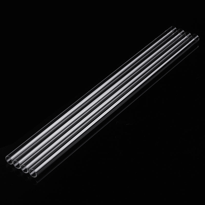 4Pcs Thick Wall Borosilicate Glass Blowing Tube 300mm x 10mm x 1mm