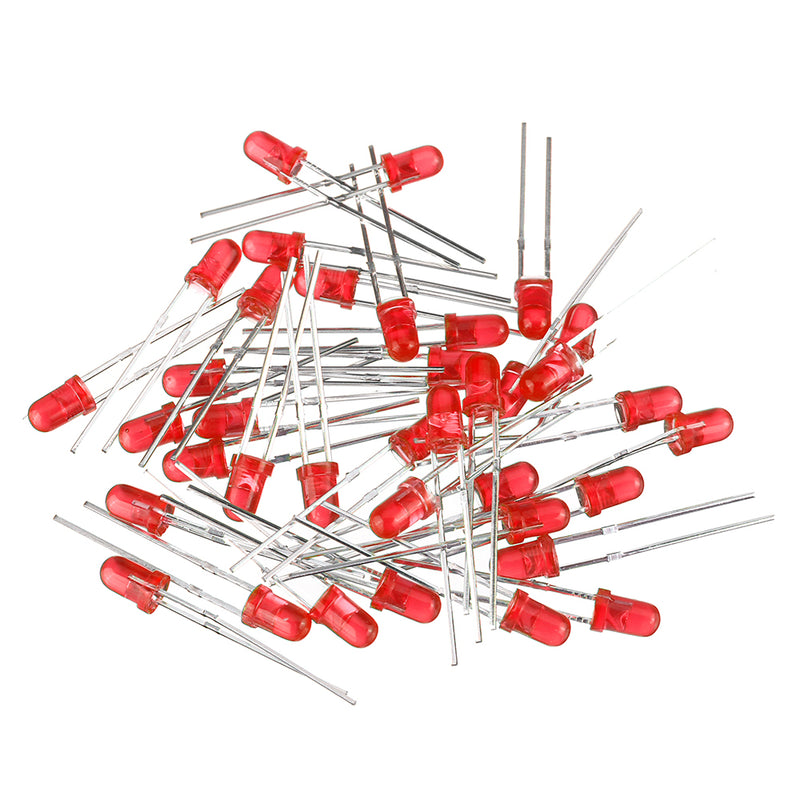 10pcs DIY Red Light LED Flash Kit With Battery Box Pentagram Light Star Light Kit