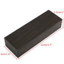 12x4x2.5cm Black Ebony Lumber Original Wood Timber Handle Plate