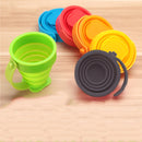 Honana Portable Foldable Silica Gel 5 Color Options Toothbrush Holder Cup Travel Drink Washing Cup