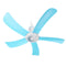 Portable 5 Blades Mini Ceiling Fan W/ Remote Control Hanging Summer Cooler Gift Dia. 71cm