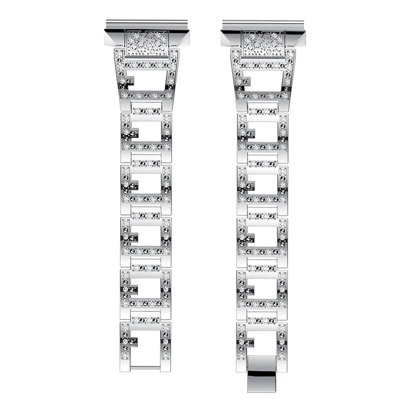 Bakeey Lady Bling Rhinestone Stainless Steel Watch Band Strap For Fitbit Versa
