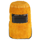 Leather Hood Welding Helmet Mask Darkening Filter Lens Welder Eyes Protection