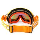 Motocross Goggles Off Road ATV Bike Helmet Eyewear Anti-UV Orange Frame