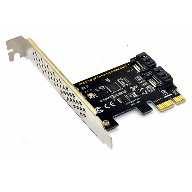 ITHOO PCE2SAT-A01 PCI-E to SATA3.0 6Gbps PCI-E Expansion Card IPFS Hard Disk Adapter for Desktop Computer