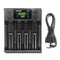 LiitoKala LII-S4 LCD Battery Charger 3.7V 18650 18350 18500 16340 21700 20700B 20700 14500 26650