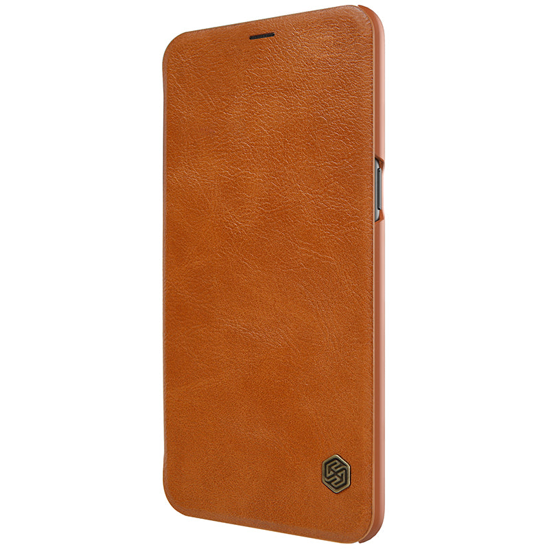 NILLKIN Ultra Thin Flip Slot Smart Sleep PC&PU Leather Case For OnePlus 5T