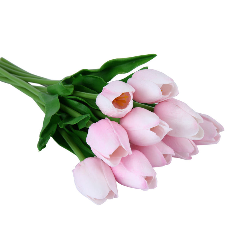 10PCS Fake Artificial Silk Tulips Flores Artificiales Bouquets Party Artificial Flowers