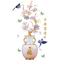 Miico SK9335 Vase Painting Sticker Living Room Bedroom Door Background Decorative Wall Sticker