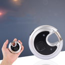 Smart Fingerprint Padlock Waterproof IP65 Discus Lock with Hardened Alloy Steel Anti-Cut Shackle One-Click Open No Need Key 0.5S Unlock USB Charging Anti-theft Lock