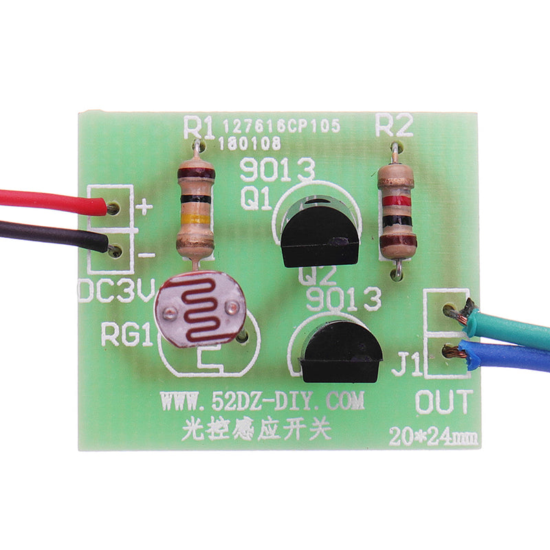 Intelligent Light Control Sensor Switch Module Light Sensor LED Night Light Kit Assembled