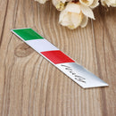 Aluminum Car Decal Stickers Italy National Flag Fender/Trunk Emblem Badge Fits Alfa Ro meo FIAT