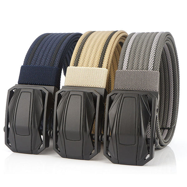 120cm AWMN BO02 Punch Free Quick Release Buckle Tactical Belt Unisex Nylon Belt