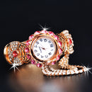 Deffrun Crystal Retro Style Women Bracelet Watch Wedding Dress Quartz Watches