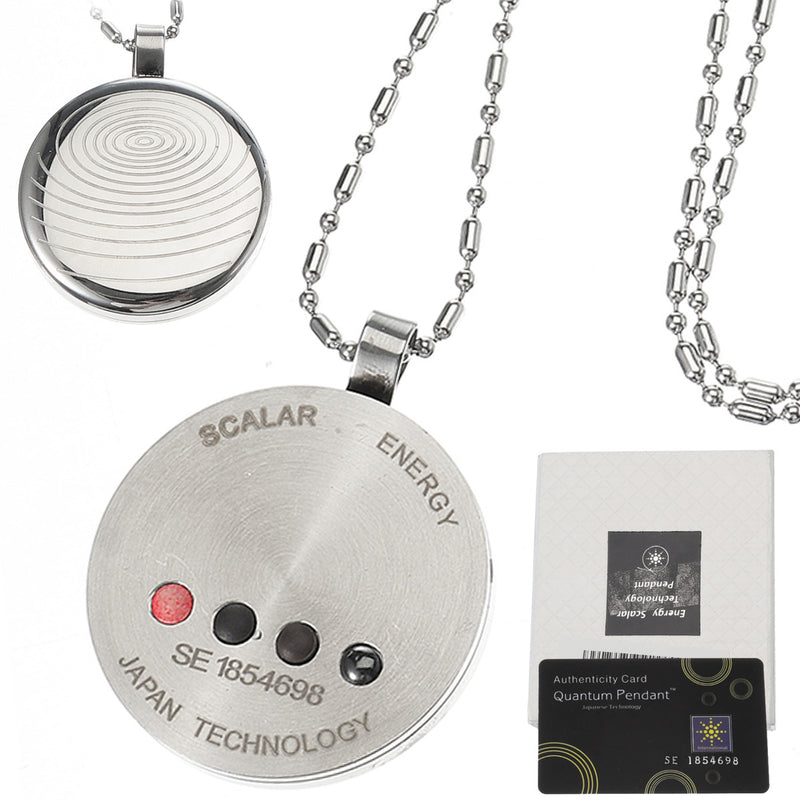Energy Pendant Scalar Quantum Negative Necklace  Protection Bio Science Energy Chain