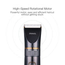 RIWA RE-6501 Rechargeable Hair Clipper Titanium Ceramic Blade Razor Beard Trimmer Shaver Barber Electric Haircutting LED Display