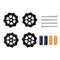 TWO TREES 4PCS Hot Bed Leveling Nut + 4PCS Spring + 4PCS M4X30 Screws Kit Replacment Parts for Creality 3D Printer
