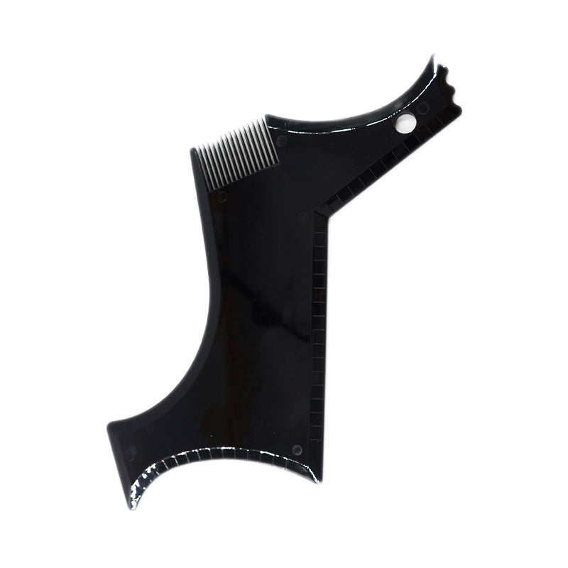 Men's Beard Styling Shaping Liner Template Tool Portable Beard Stencil Comb