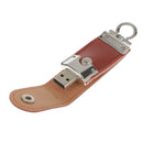 USB 2.0 Business PU Leather Flash Drive Memory Stick U-Disk for Windows 7 8 Computer Laptop 16GB