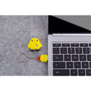 USB2.0 Flash Pen Drive 3D Yellow Chicken Shape Memory Stick Keychain 32GB