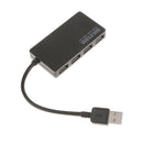 4-Port USB 3.0 Hub 5Gbps Portable Compact for Mac PC Laptop Notebook Desktop