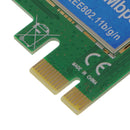 Wireless Wifi 300Mbps LAN Network Mini PCI Express Adapter Card with 2 Antenna for Windows XP