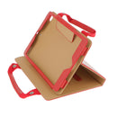 Fashion Carrying Handbag PU Leather Stand Cover for iPad Mini 1/2/3 Red