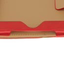 Fashion Carrying Handbag PU Leather Stand Cover for iPad Mini 1/2/3 Red