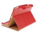 Fashion Carrying Handbag PU Leather Stand Cover for iPad Mini 1/2/3 Red
