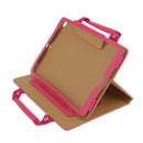 Lightweight Fashionable Convenient Carry Handbag Magnetic Smart Stand Case Cover COMPATIBLE FOR Apple IPad Air 2 Pink