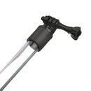 Clear Retractable Float Handheld Monopod Selfie Stick for GoPro Hero 3+ 4