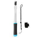 Clear Retractable Float Handheld Monopod Selfie Stick for GoPro Hero 3+ 4