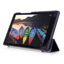 Lightweight PU Leather Case Skin Cover + Stylus Pen + OTG Cable COMPATIBLE FOR Lenovo Tab3 8 Royal Blue